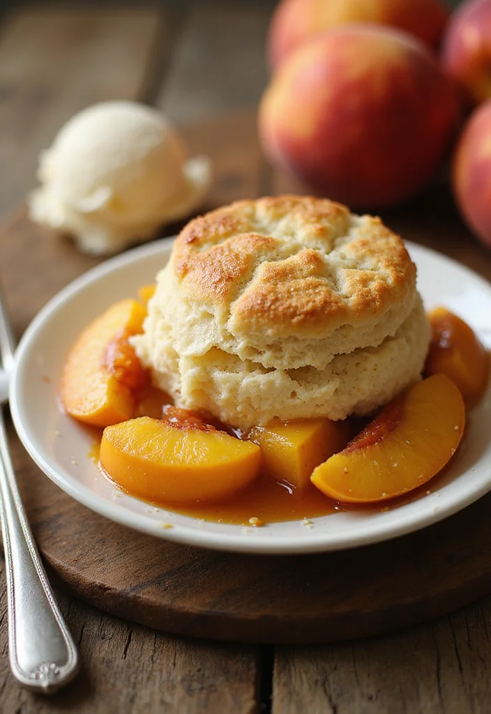 10 Buttermilk Dessert Recipes for Light Tender Treats - 2. Buttermilk Peach Cobbler