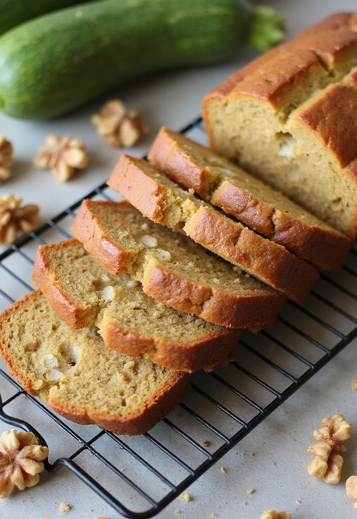 10 Easy Dessert Bread Recipes for Quick Baking - 3. Zucchini Bread with Walnuts