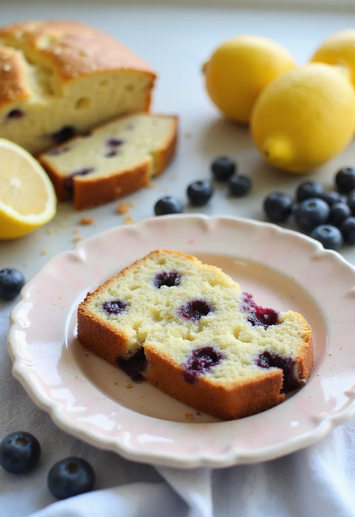10 Easy Dessert Bread Recipes for Quick Baking - 4. Lemon Blueberry Bread