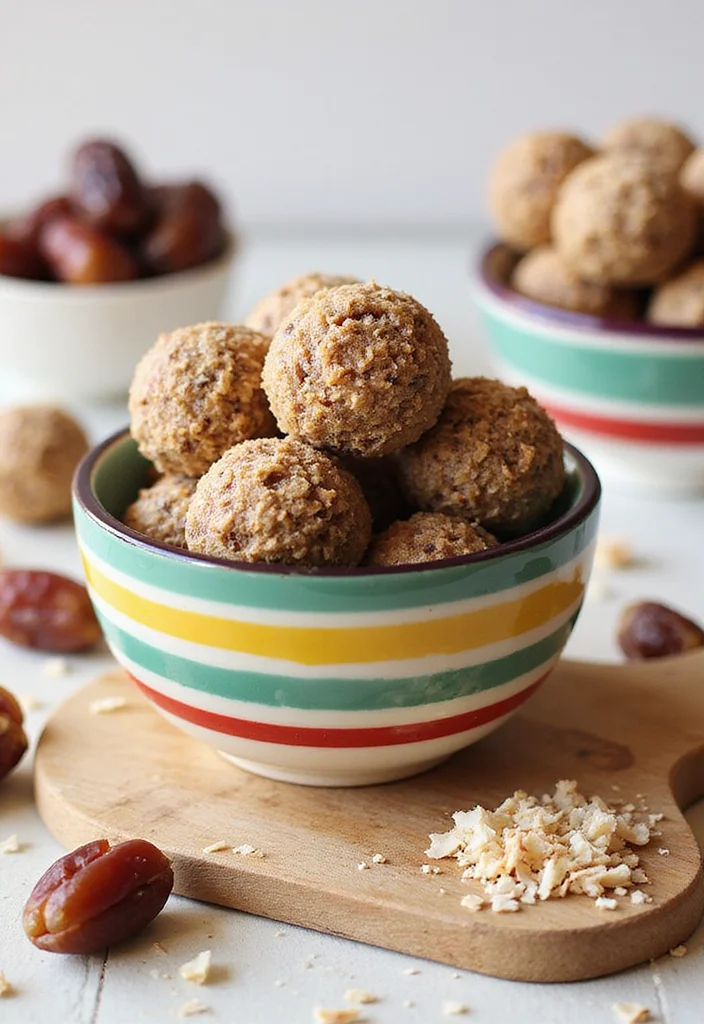 10 Healthy Date Recipes for Natural Sweetness - 6. Date and Coconut Energy Balls