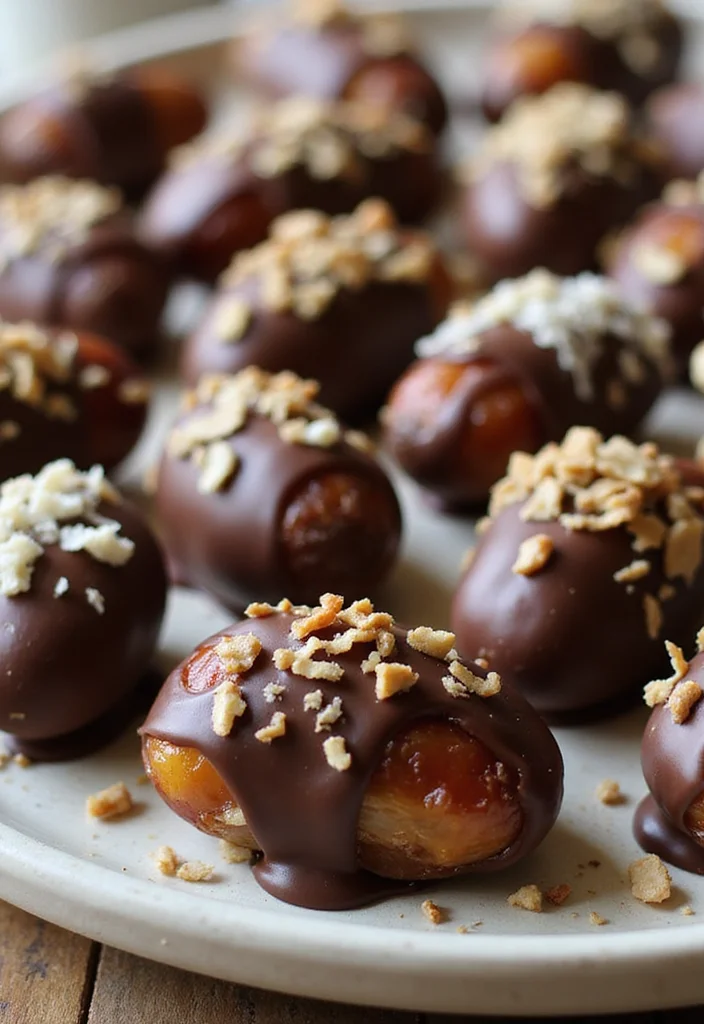 10 Healthy Date Recipes for Natural Sweetness - 8. Chocolate-Dipped Date Delights