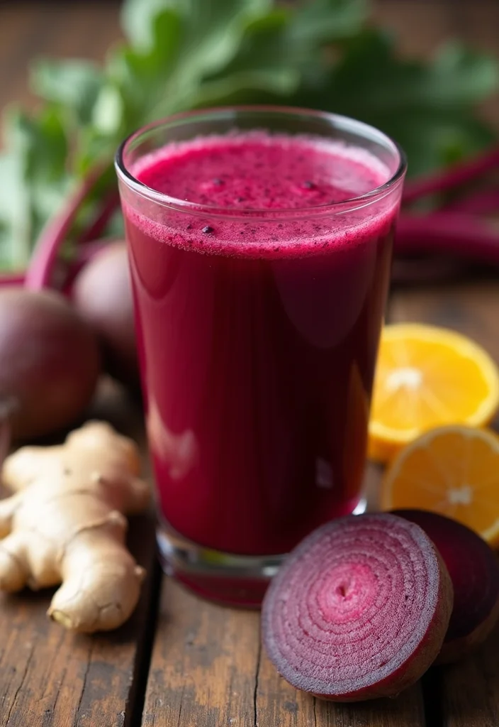 10 Healthy Juice Recipes for Fresh Daily Boosts - 5. Refreshing Beetroot Blend