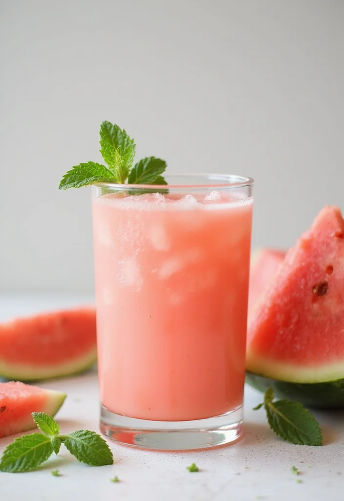 10 Healthy Juice Recipes for Fresh Daily Boosts - 9. Vibrant Watermelon Cooler