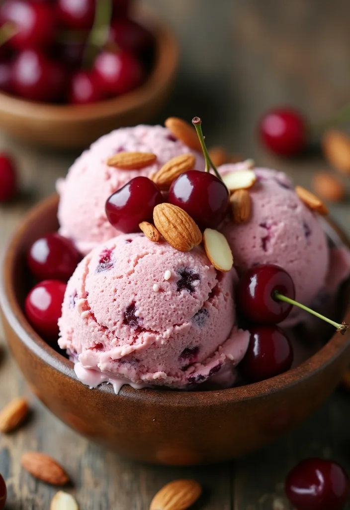 10 Healthy Ninja Creami Recipes for Light Treats - 10. Cherry Almond Crunch
