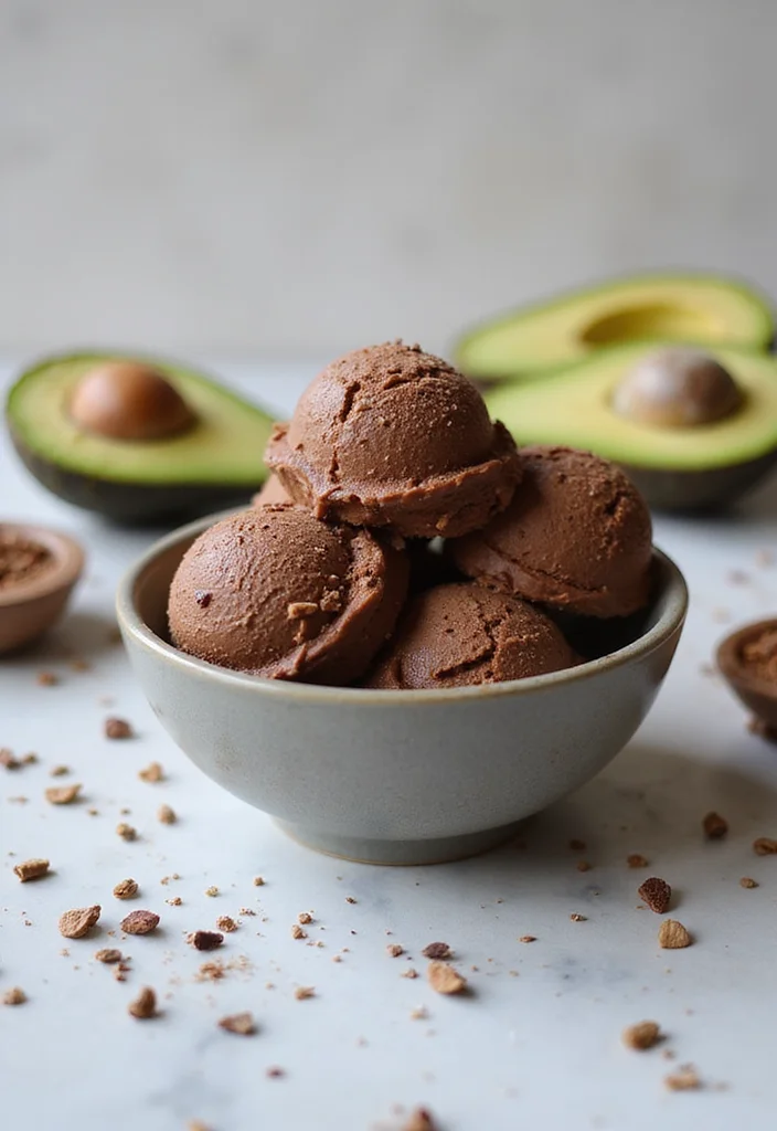 10 Healthy Ninja Creami Recipes for Light Treats - 2. Chocolate Avocado Delight