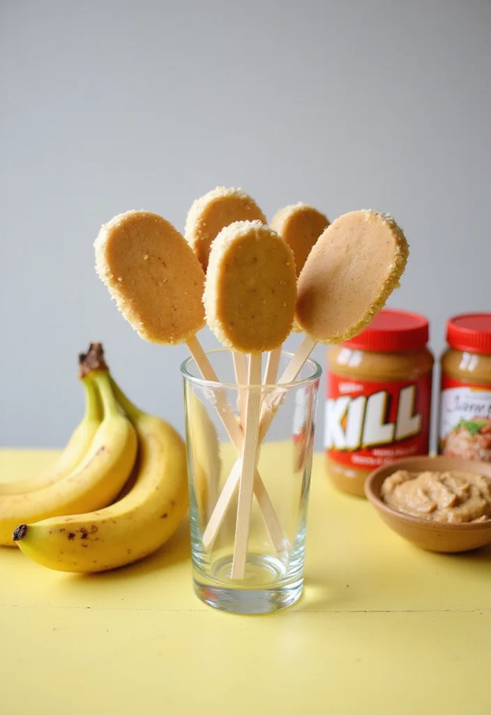 10 Healthy Ninja Creami Recipes for Light Treats - 5. Peanut Butter Banana Pops