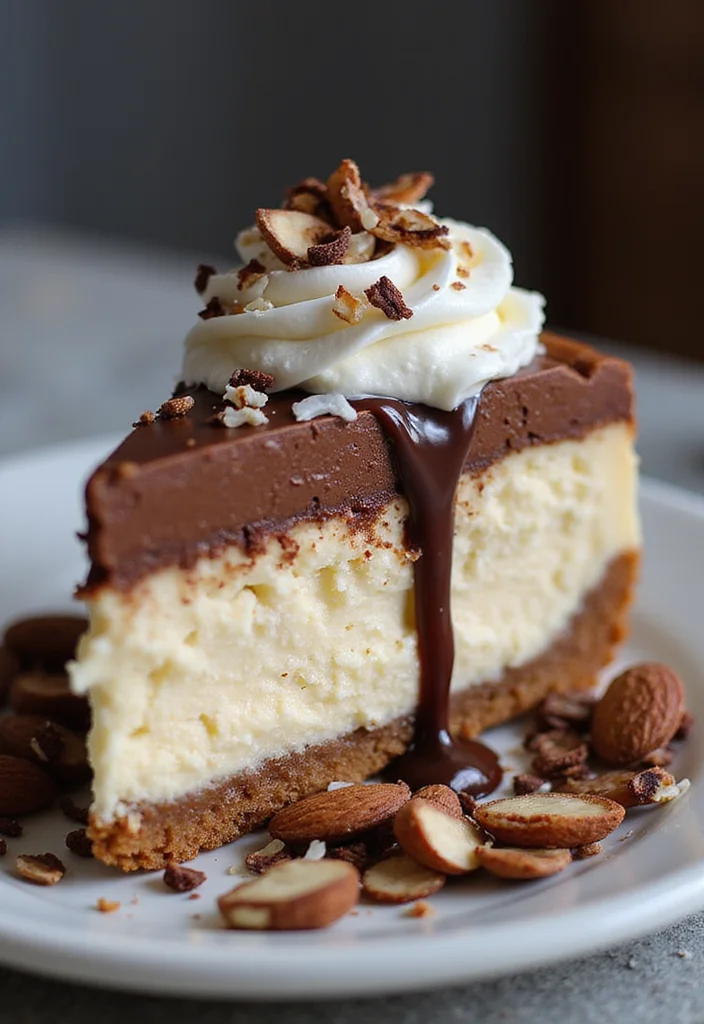 10 Keto Cheesecake Recipes for Sweet Low Carb Treats - 10. Almond Joy Keto Cheesecake