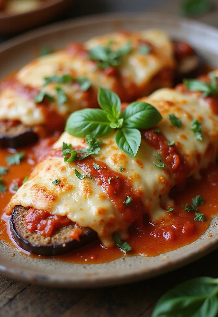 10 Keto Eggplant Recipes for Flavorful Low Carb Dinners - 1. Cheesy Eggplant Parmesan