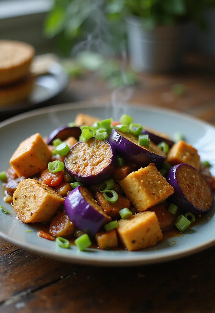 10 Keto Eggplant Recipes for Flavorful Low Carb Dinners - 2. Eggplant Stir-Fry with Tofu