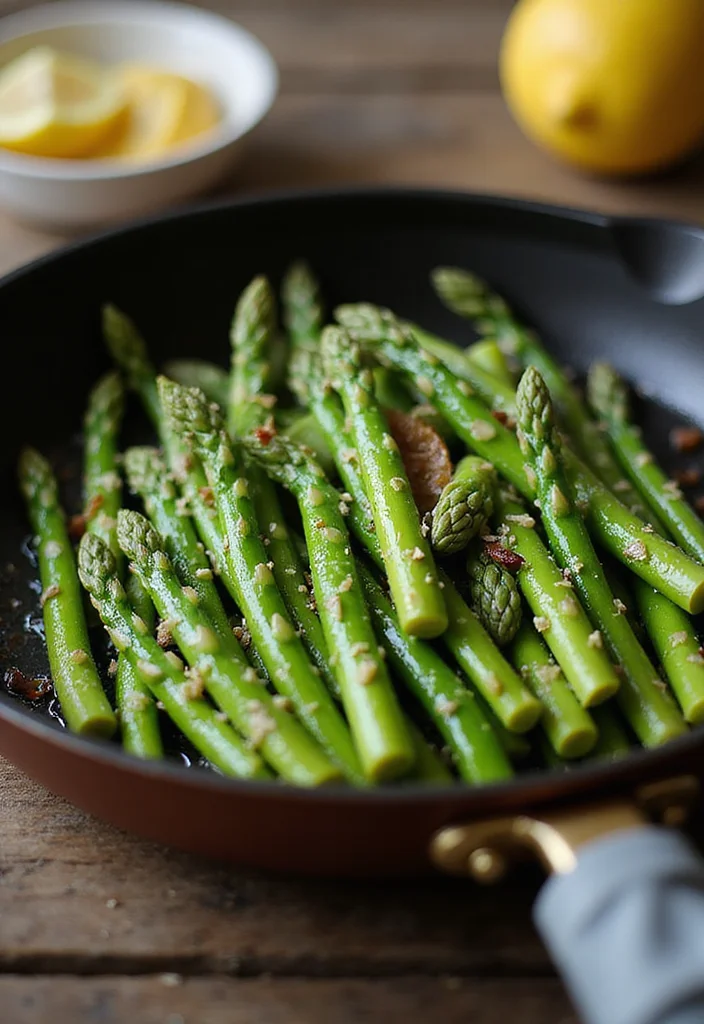 10 Keto Friendly Vegetable Recipes for Easy Sides - 7. Lemon Garlic Asparagus
