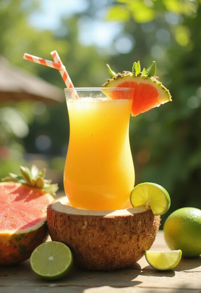 10 Keto Smoothie Recipes for Light Energizing Drinks - 4. Tropical Keto Smoothie