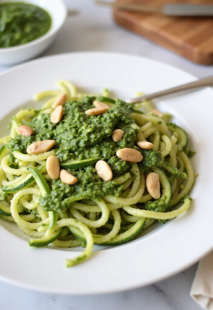 10 Keto Squash Recipes for Cozy Low Carb Meals - 2. Zucchini Noodles with Pesto