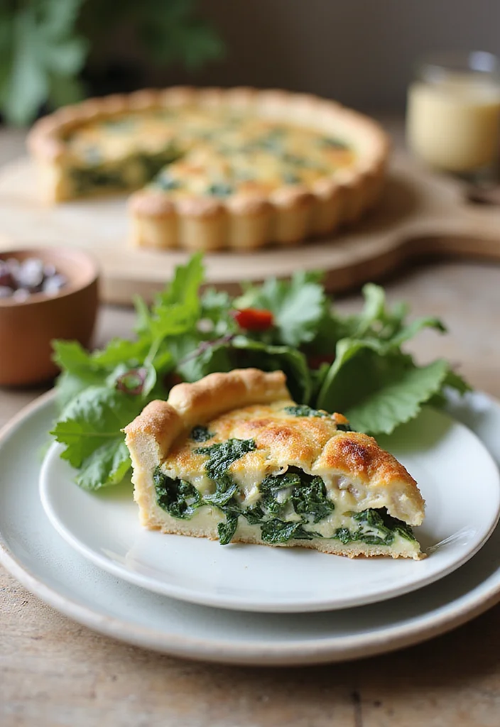 10 Keto Tuna Recipes for Quick High Protein Meals - 10. Tuna and Spinach Quiche