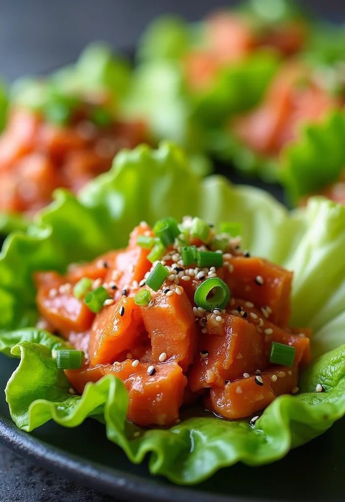 10 Keto Tuna Recipes for Quick High Protein Meals - 2. Spicy Tuna Lettuce Wraps