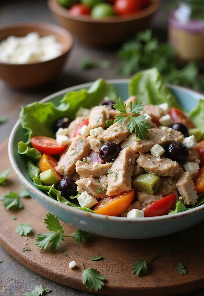 10 Keto Tuna Recipes for Quick High Protein Meals - 5. Mediterranean Tuna Salad