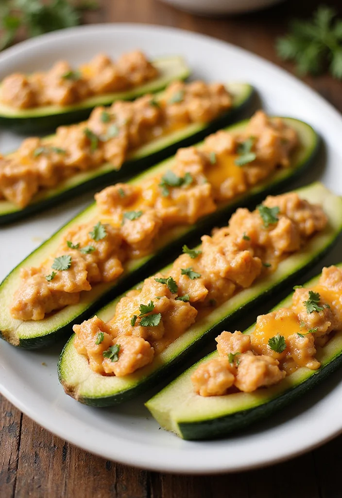 10 Keto Tuna Recipes for Quick High Protein Meals - 7. Tuna Zucchini Boats