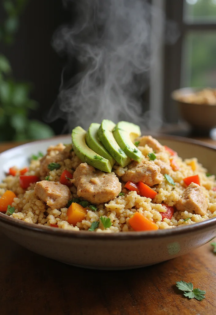 10 Keto Tuna Recipes for Quick High Protein Meals - 9. Tuna Cauliflower Rice Bowl
