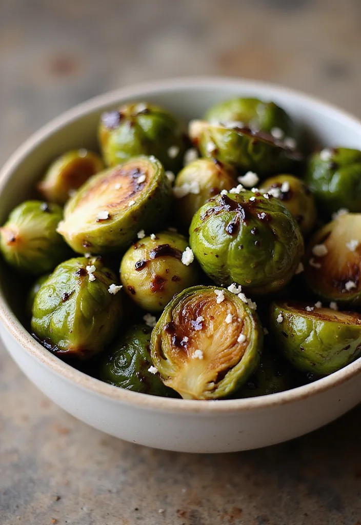 10 Low Carb Vegan Recipes for Fresh Everyday Eating - 9. Roasted Brussels Sprouts with Balsamic Glaze