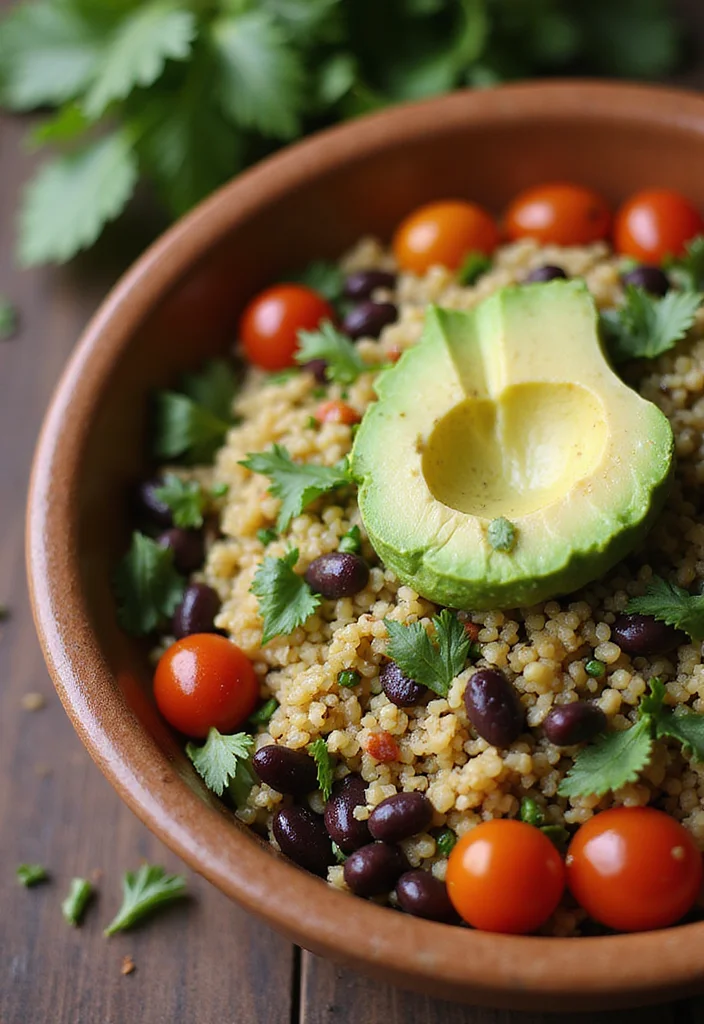 10 Microwave Dinner Recipes Ready in Minutes - 1. Quinoa and Black Bean Bowl