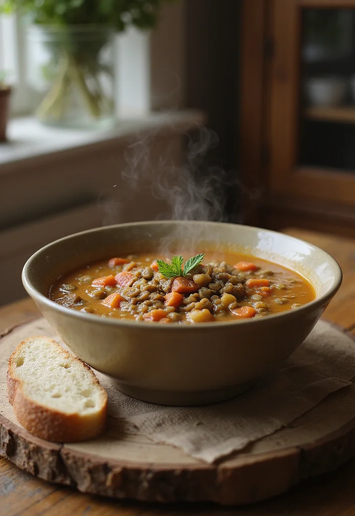 10 Microwave Dinner Recipes Ready in Minutes - 8. Lentil Soup