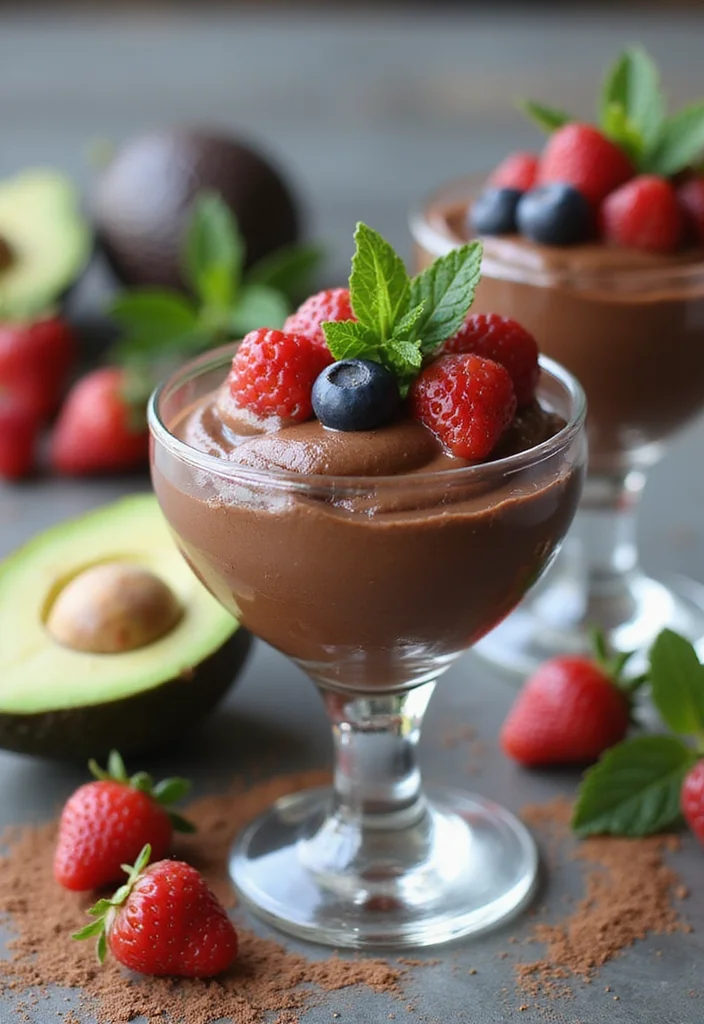 10 No Butter Dessert Recipes with Great Texture - 1. Chocolate Avocado Mousse
