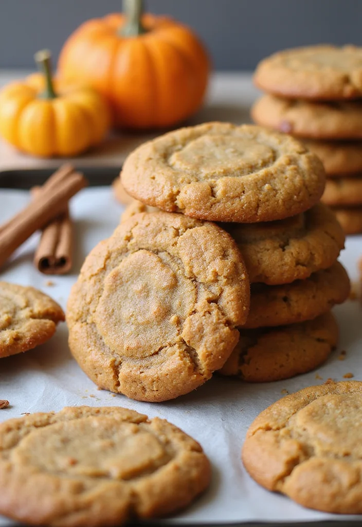 10 No Butter Dessert Recipes with Great Texture - 10. Vegan Pumpkin Spice Cookies