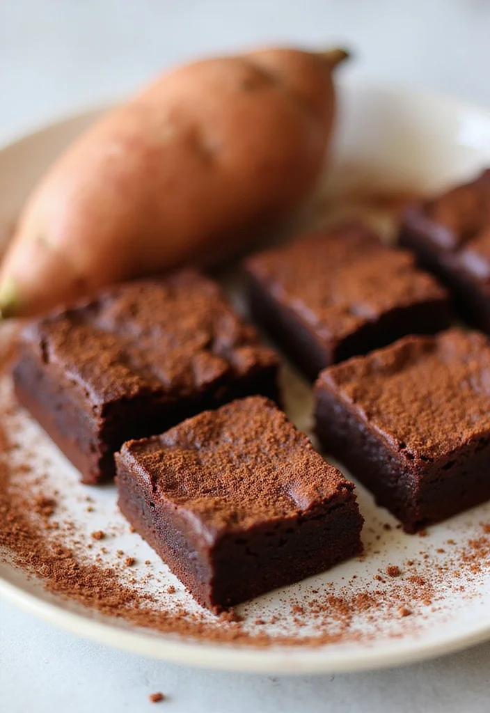 10 No Butter Dessert Recipes with Great Texture - 5. Sweet Potato Brownies