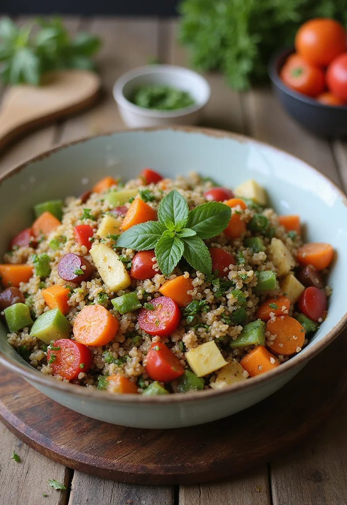 10 Soy Free Vegan Recipes for Simple Clean Eating - 1. Zesty Quinoa Salad