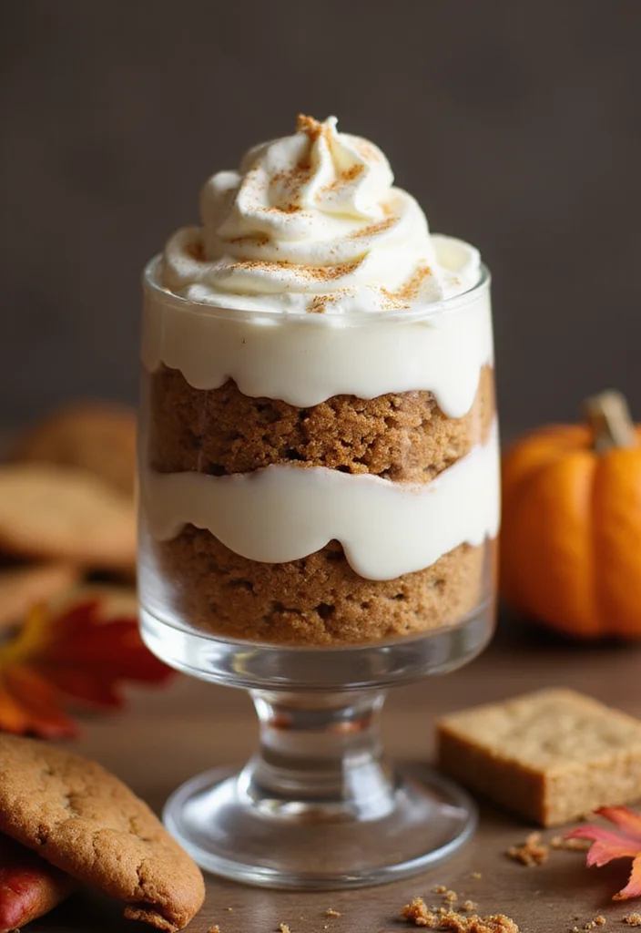 12 Autumn Dessert Recipes for Warm Seasonal Baking - 11. Gingerbread Mousse Parfaits