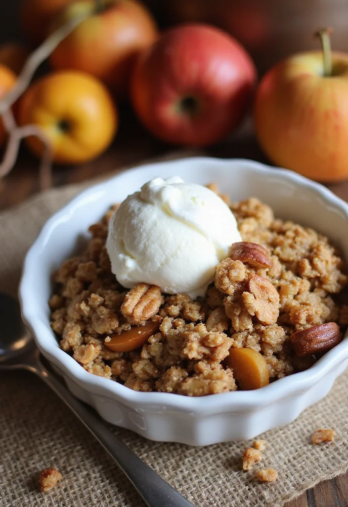 12 Autumn Dessert Recipes for Warm Seasonal Baking - 2. Healthy Apple Crisp