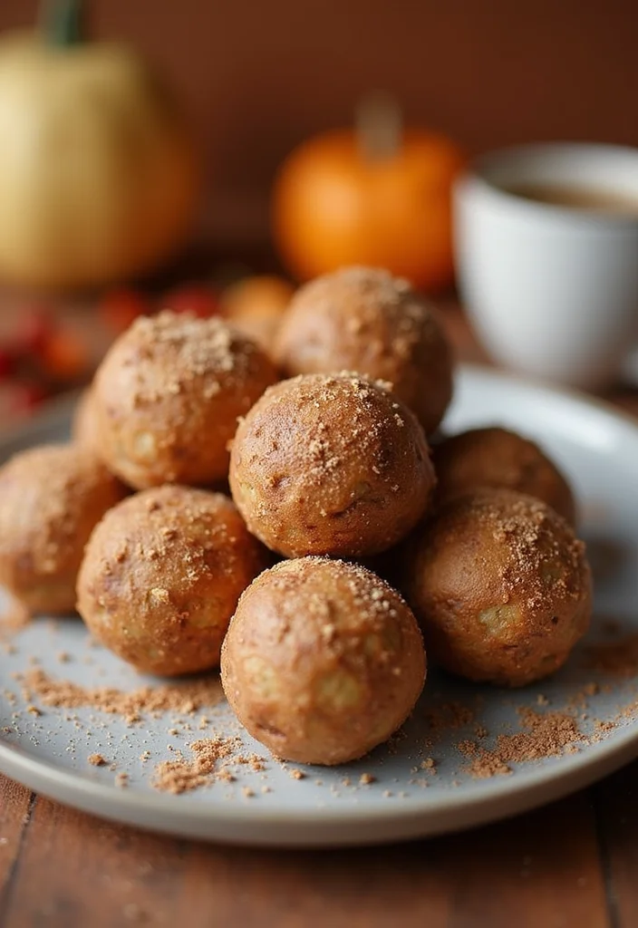 12 Autumn Dessert Recipes for Warm Seasonal Baking - 4. Cinnamon Roll Energy Bites