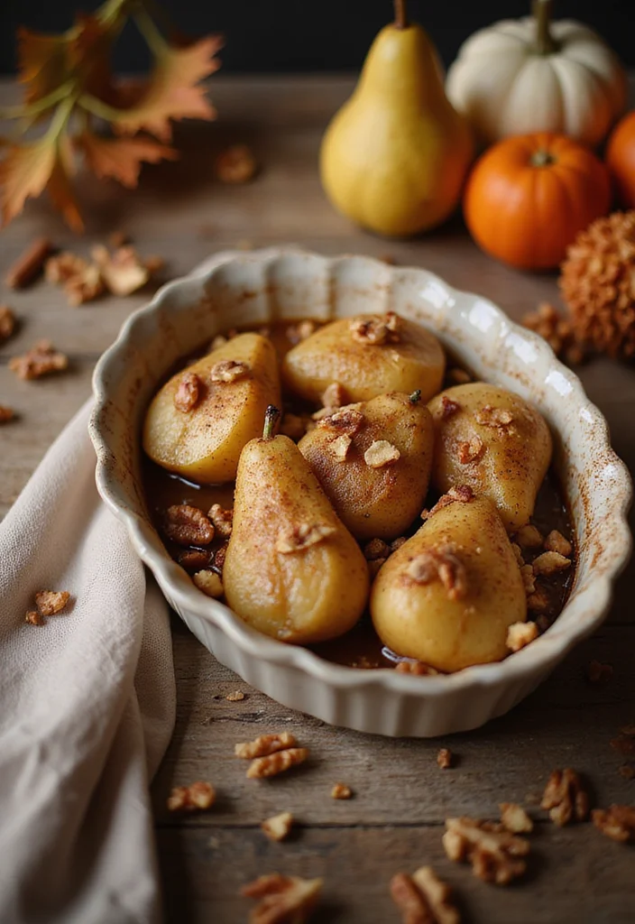 12 Autumn Dessert Recipes for Warm Seasonal Baking - 8. Cinnamon Baked Pears