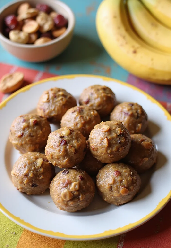 12 Banana Dessert Recipes for Sweet Everyday Treats - 10. Banana Energy Bites