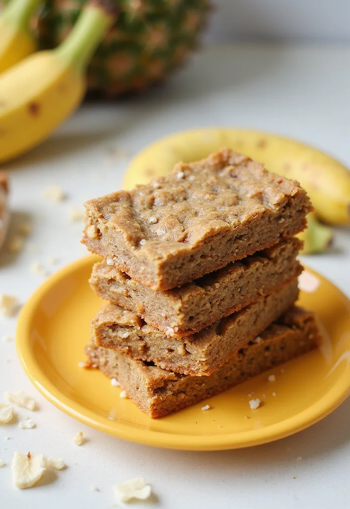 12 Banana Dessert Recipes for Sweet Everyday Treats - 12. Banana Coconut Energy Bars