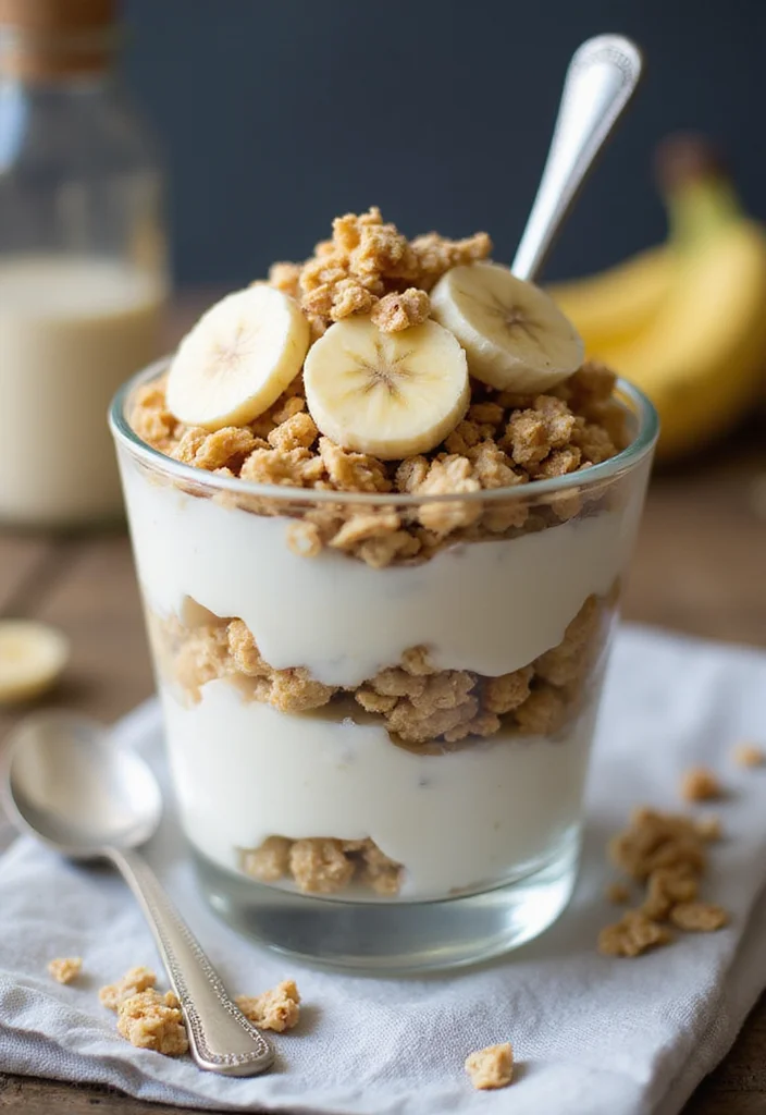 12 Banana Dessert Recipes for Sweet Everyday Treats - 6. Banana Yogurt Parfait