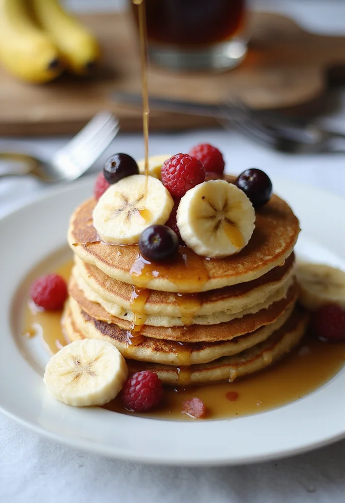 12 Banana Dessert Recipes for Sweet Everyday Treats - 7. Healthy Banana Pancakes