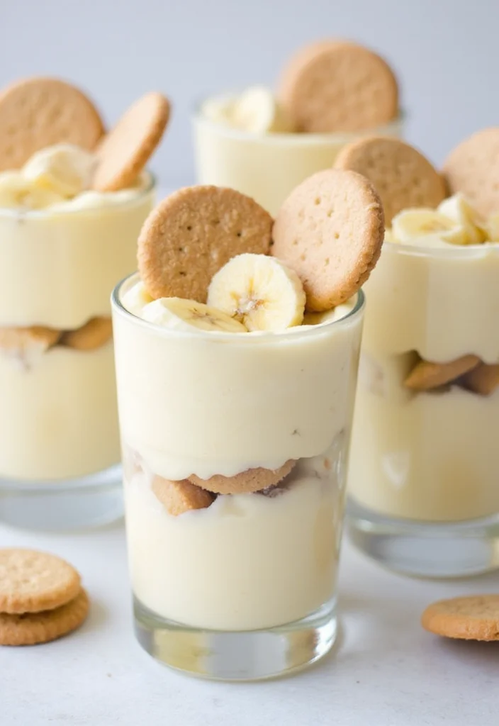 12 Banana Dessert Recipes for Sweet Everyday Treats - 9. Banana Pudding Cups