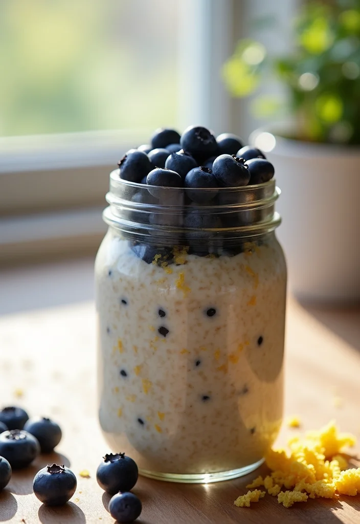 12 Creative Dessert Recipes for Fun Flavor Twists - 11. Blueberry Lemon Overnight Oats