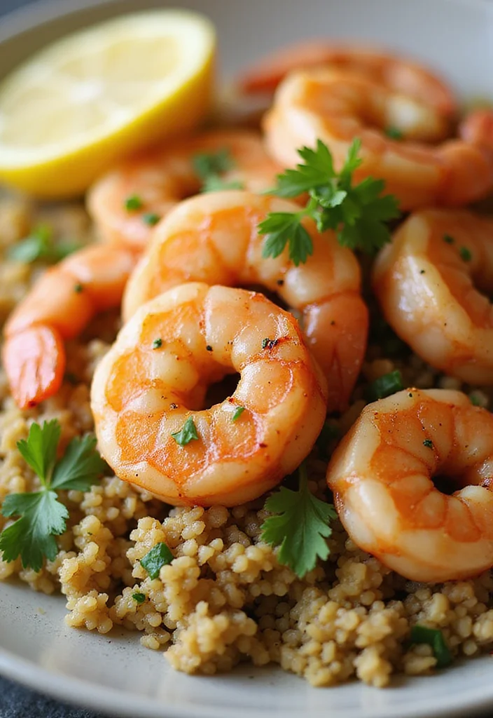 12 Date Night Dinner Recipes for Relaxed Evenings - 1. Lemon Garlic Shrimp with Quinoa
