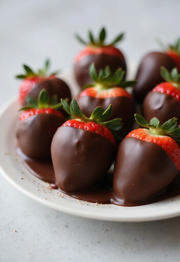 12 Date Night Dinner Recipes for Relaxed Evenings - 12. Chocolate-Dipped Strawberries