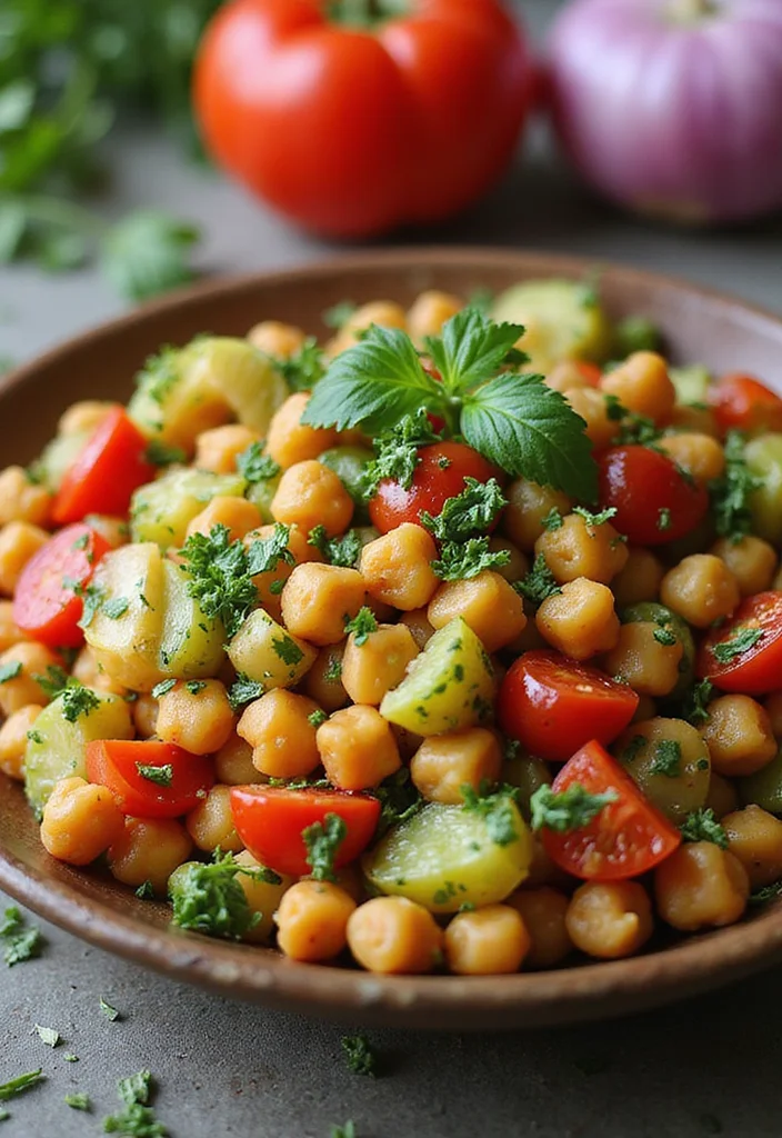 12 Date Night Dinner Recipes for Relaxed Evenings - 2. Mediterranean Chickpea Salad