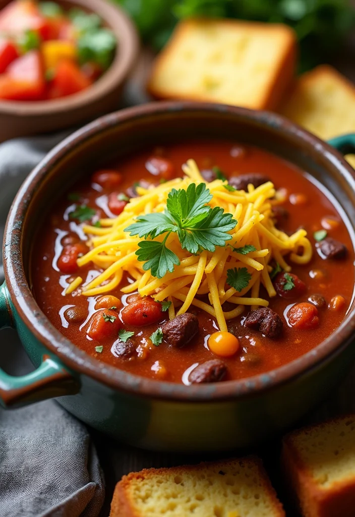 12 Easy Dinner Recipes for Families with Kids - 7. Veggie-Packed Chili