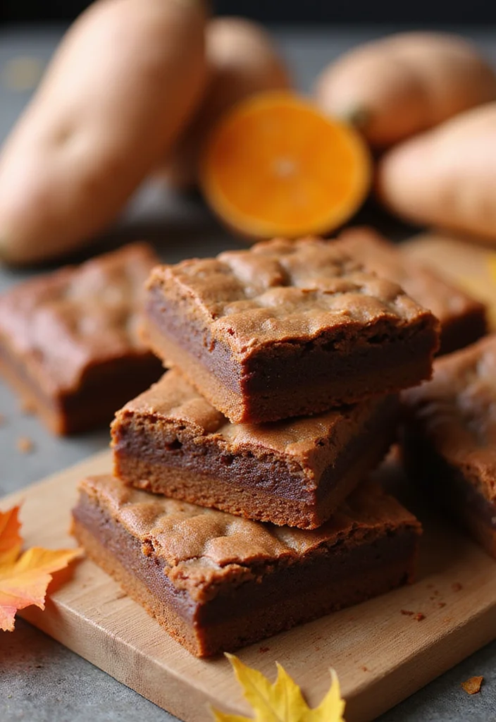12 Easy Fall Dessert Recipes with Cozy Seasonal Flavors - 4. Sweet Potato Brownies