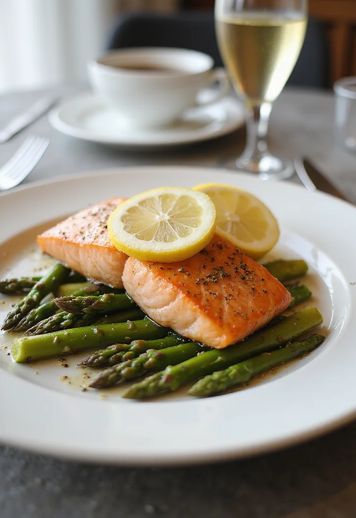 12 Easy Healthy Food Recipes Anyone Can Make - 9. Baked Salmon with Asparagus