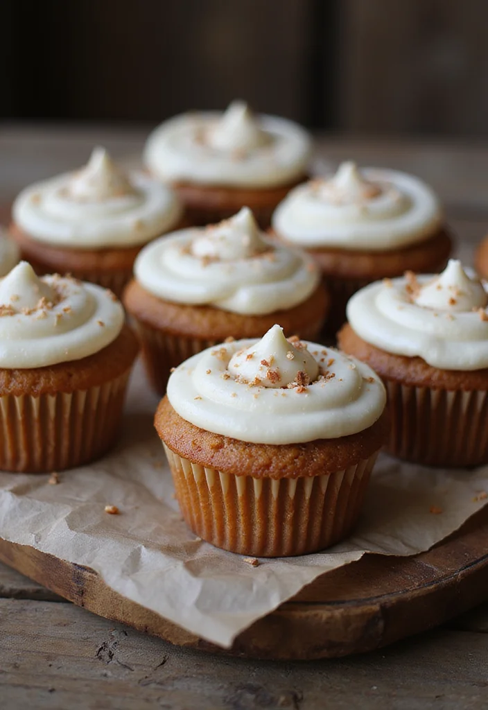 12 Fancy Dessert Recipes That Feel Special but Simple - 11. Spiced Carrot Cake Cupcakes