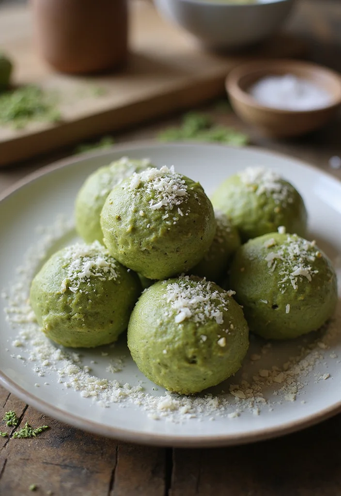 12 Fancy Dessert Recipes That Feel Special but Simple - 6. Matcha Coconut Bliss Balls