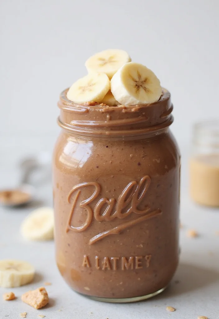 12 Healthy Breakfast Recipes for Busy Mornings - 11. Chocolate Peanut Butter Overnight Oats