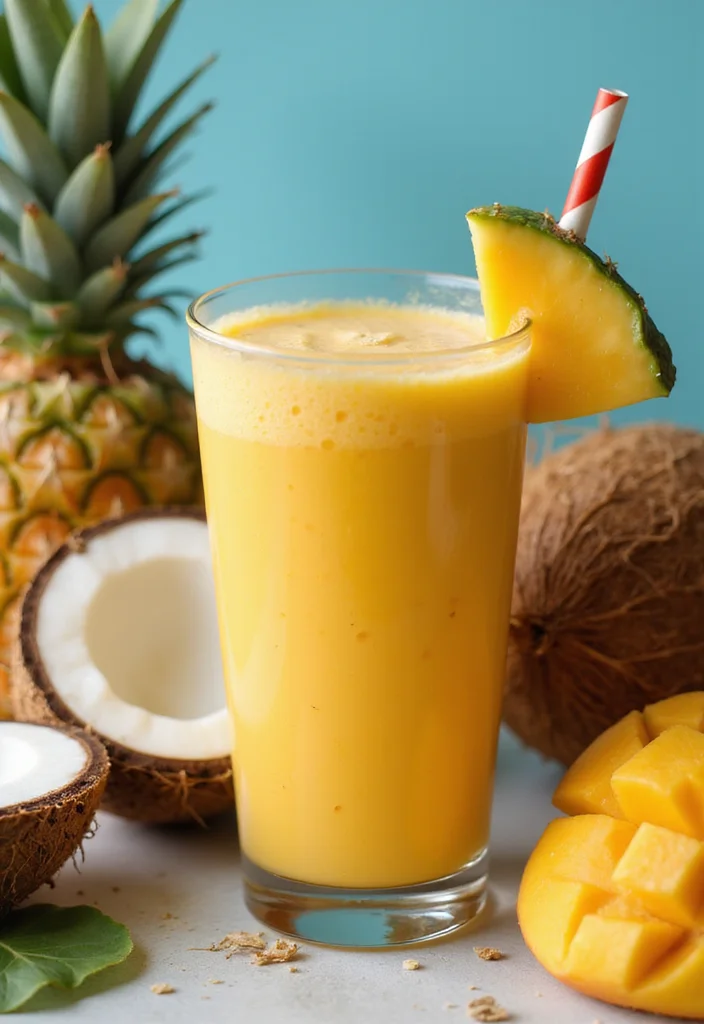 12 Healthy Breakfast Recipes for Busy Mornings - 3. Tropical Mango Smoothie