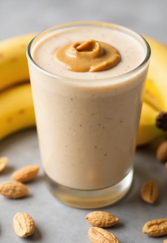 12 Healthy Breakfast Recipes for Busy Mornings - 4. Peanut Butter Banana Smoothie