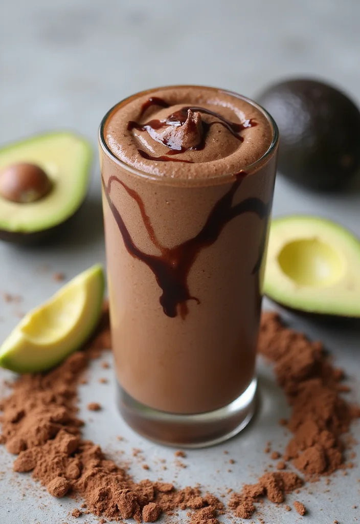 12 Healthy Breakfast Recipes for Busy Mornings - 5. Chocolate Avocado Smoothie